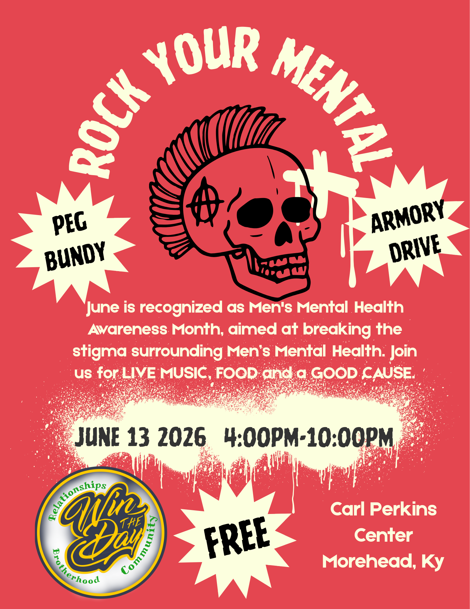 Rock Your Mental Event Flyer